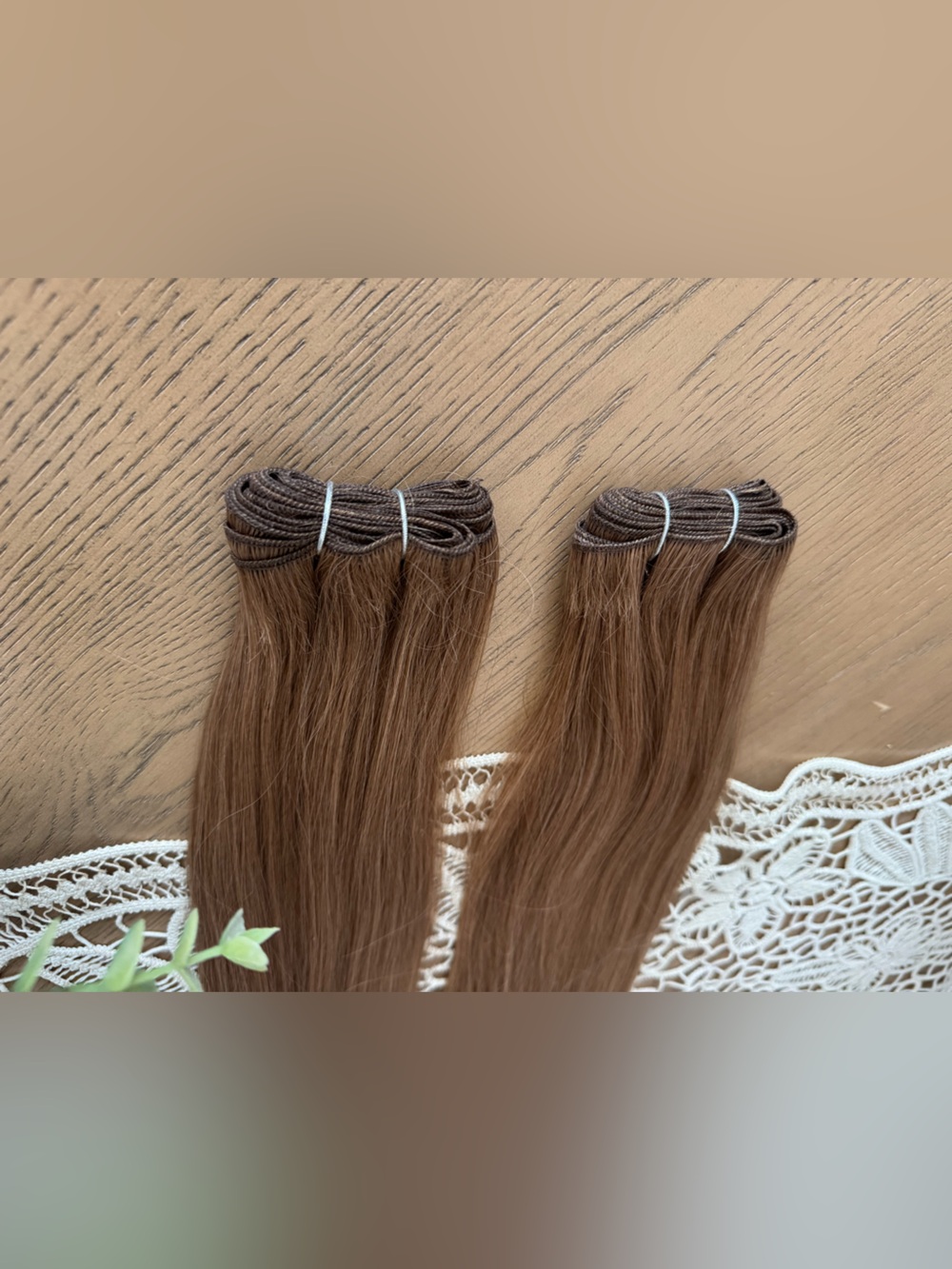 28” Premium Medium Blonde Hair Extensions Bundle 300g Soft Realistic synthetic - Picture 5 of 6